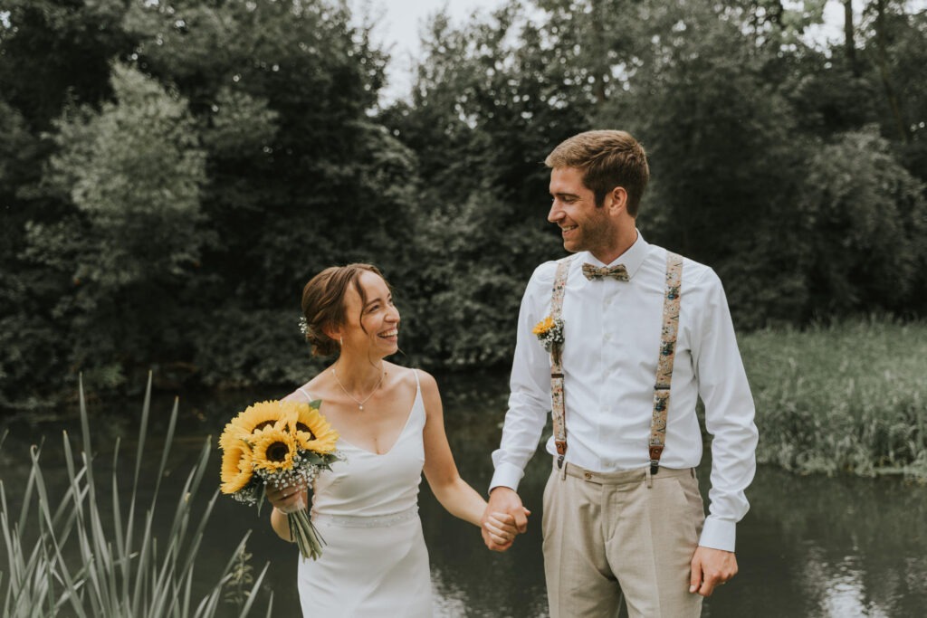 Hochzeitsfotograf Dillingen, Paar stehend